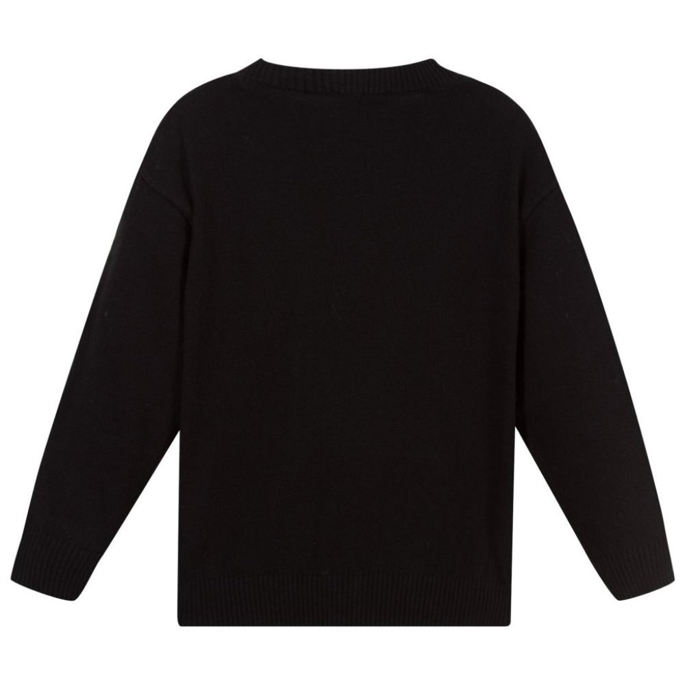 Black long sleeve sweater